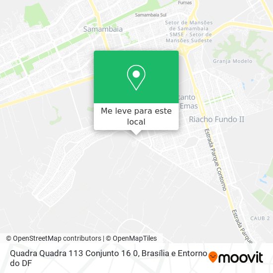Quadra Quadra 113 Conjunto 16 0 mapa