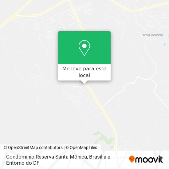 Condomínio Reserva Santa Mônica mapa