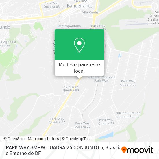 PARK WAY SMPW QUADRA 26  CONJUNTO 5 mapa