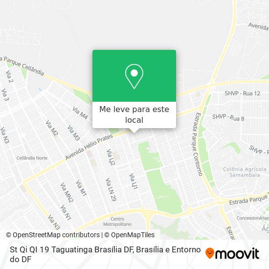 St  Qi QI 19   Taguatinga  Brasília   DF mapa