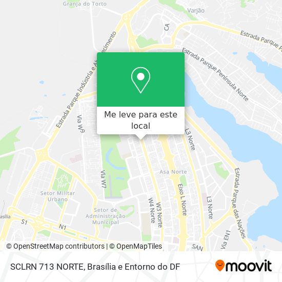 SCLRN 713 NORTE mapa