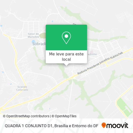 QUADRA 1 CONJUNTO D1 mapa