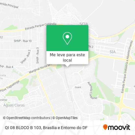 QI 08 BLOCO B 103 mapa