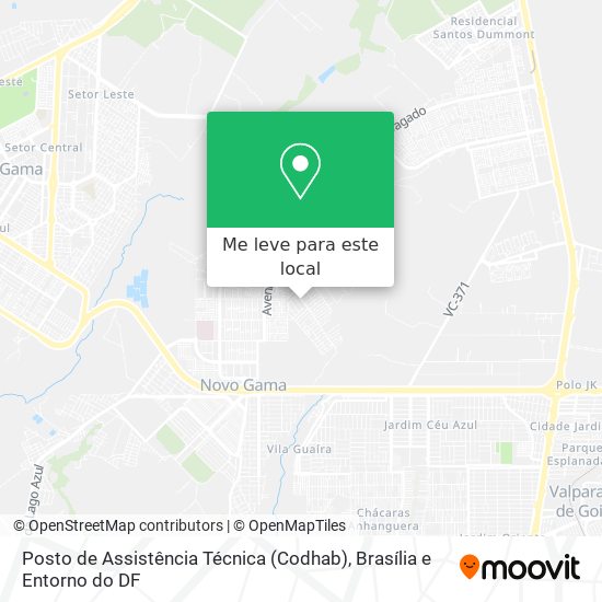 Posto de Assistência Técnica (Codhab) mapa