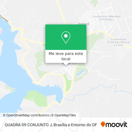 QUADRA 09 CONJUNTO J mapa