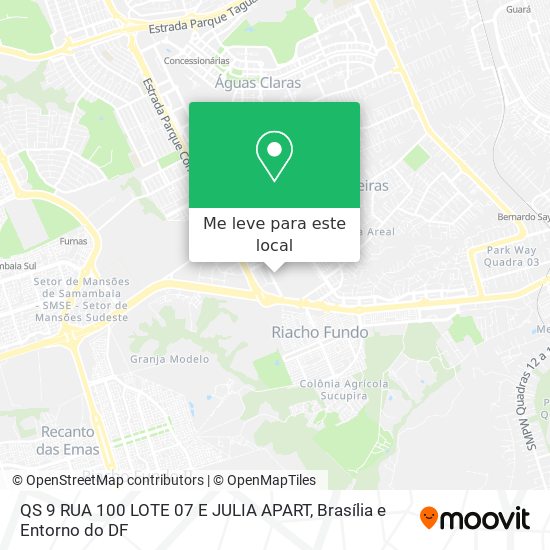 QS 9 RUA 100 LOTE 07   E  JULIA APART mapa