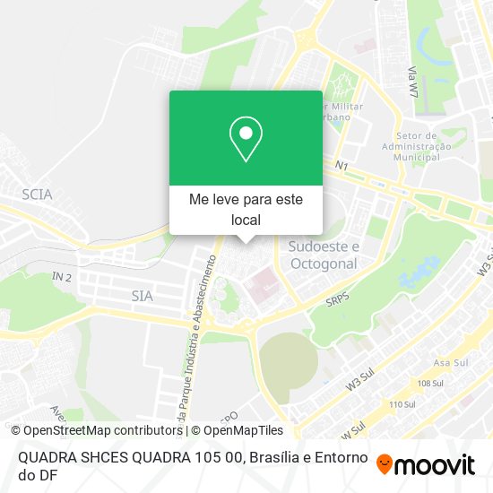 QUADRA SHCES QUADRA 105 00 mapa