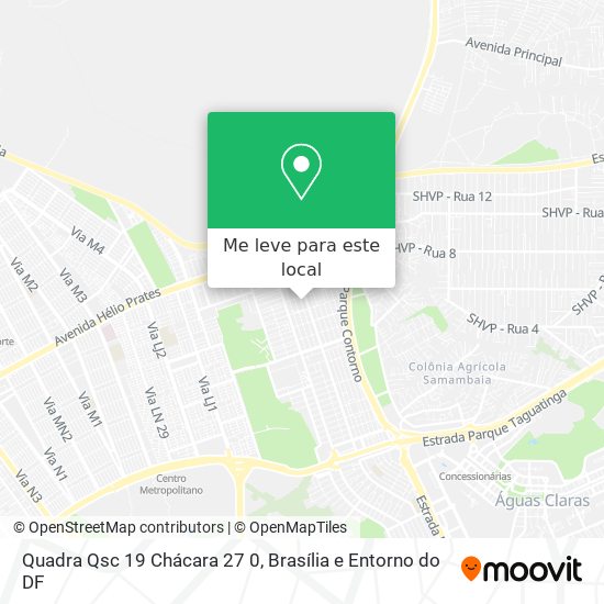 Quadra Qsc 19 Chácara 27 0 mapa