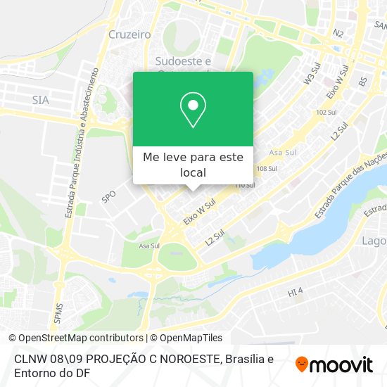 CLNW  08\09 PROJEÇÃO C NOROESTE mapa