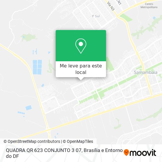 QUADRA QR 623 CONJUNTO 3 07 mapa