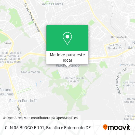 CLN 05 BLOCO F 101 mapa