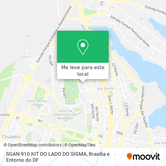 SGAN 910 KIT   DO LADO DO SIGMA mapa