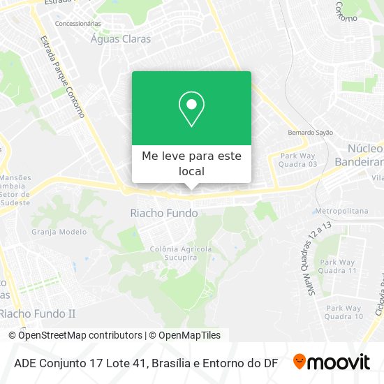 ADE Conjunto 17 Lote 41 mapa