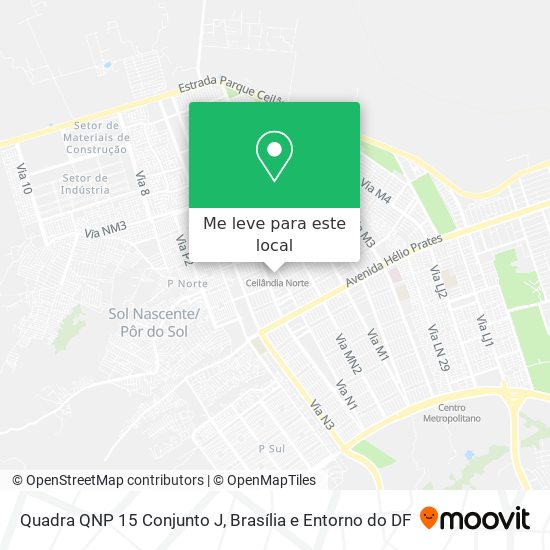 Quadra QNP 15 Conjunto J mapa