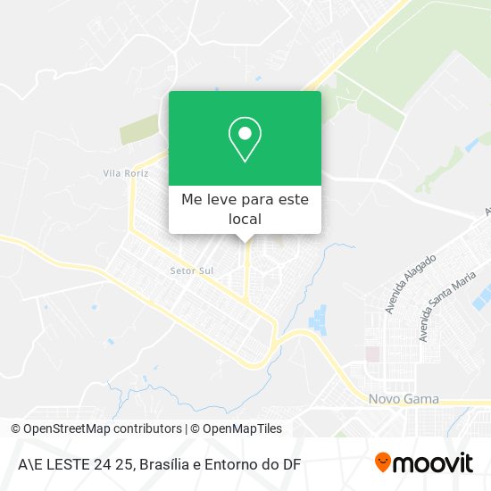 A\E LESTE 24 25 mapa