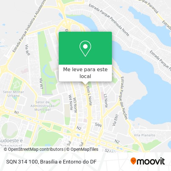 SQN 314 100 mapa