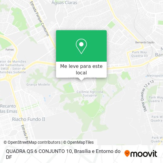 QUADRA QS 6 CONJUNTO 10 mapa