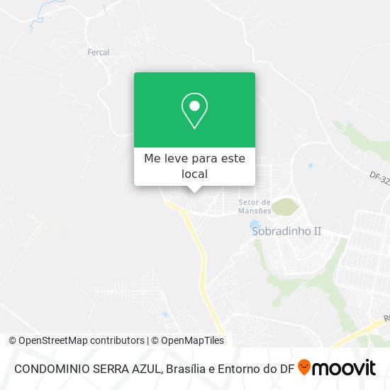CONDOMINIO SERRA AZUL mapa