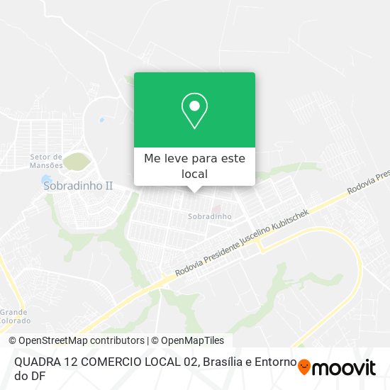 QUADRA 12 COMERCIO LOCAL 02 mapa