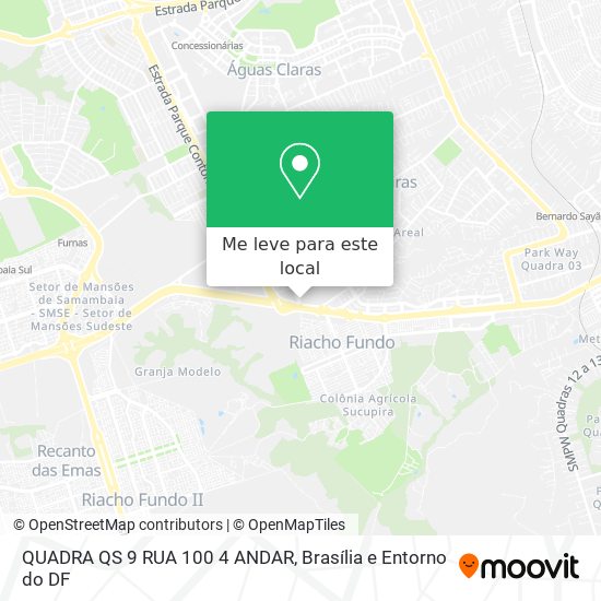 QUADRA QS 9 RUA 100 4 ANDAR mapa