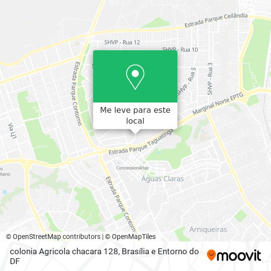 colonia Agricola  chacara 128 mapa