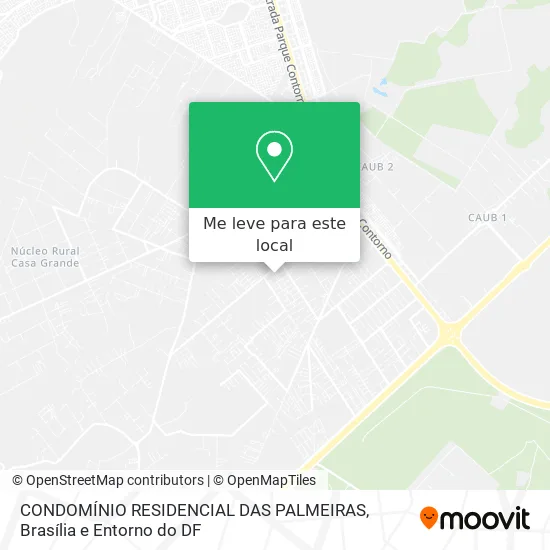 CONDOMÍNIO RESIDENCIAL DAS PALMEIRAS mapa