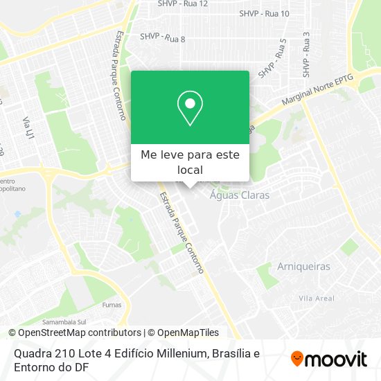 Quadra 210 Lote 4   Edifício Millenium mapa