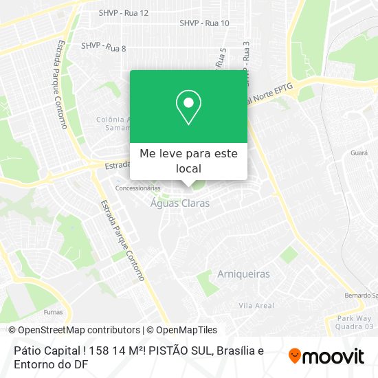 Pátio Capital ! 158 14 M²! PISTÃO SUL mapa