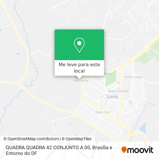 QUADRA QUADRA 42 CONJUNTO A 00 mapa