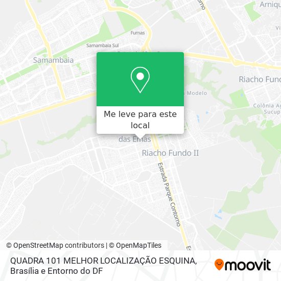QUADRA 101  MELHOR LOCALIZAÇÃO   ESQUINA mapa