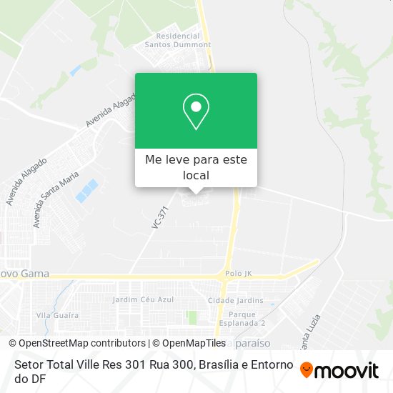 Setor Total Ville   Res  301   Rua 300 mapa