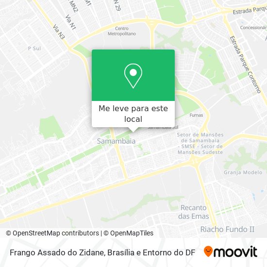 Frango Assado do Zidane mapa