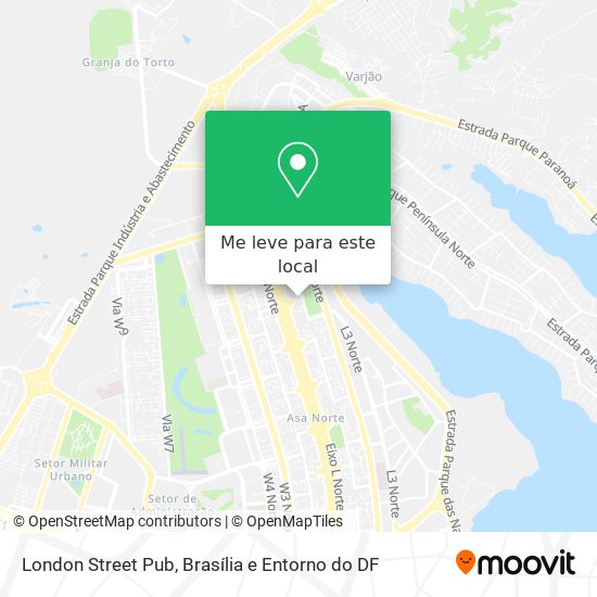 London Street Pub mapa