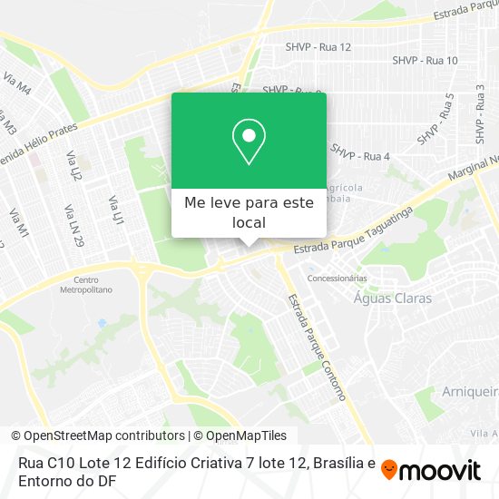 Rua C10 Lote 12 Edifício Criativa 7 lote 12 mapa