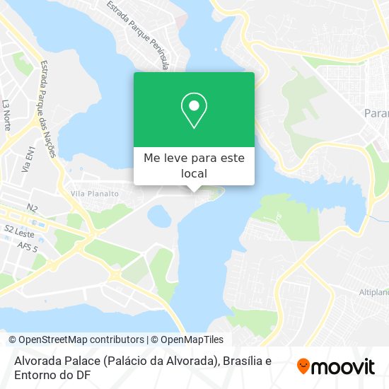 Alvorada Palace (Palácio da Alvorada) mapa