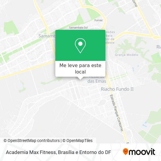 Academia Max Fitness mapa