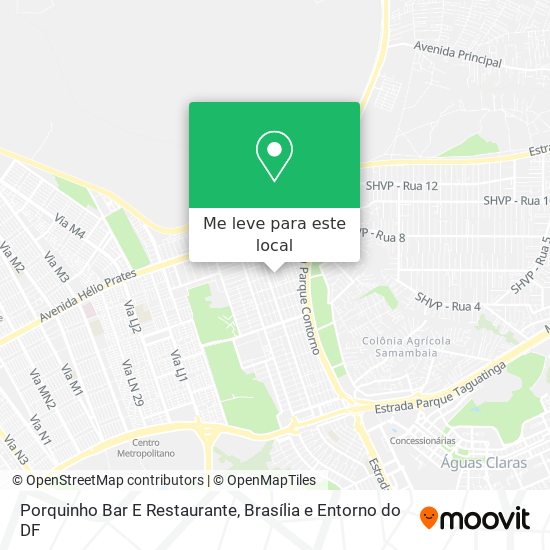 Porquinho Bar E Restaurante mapa