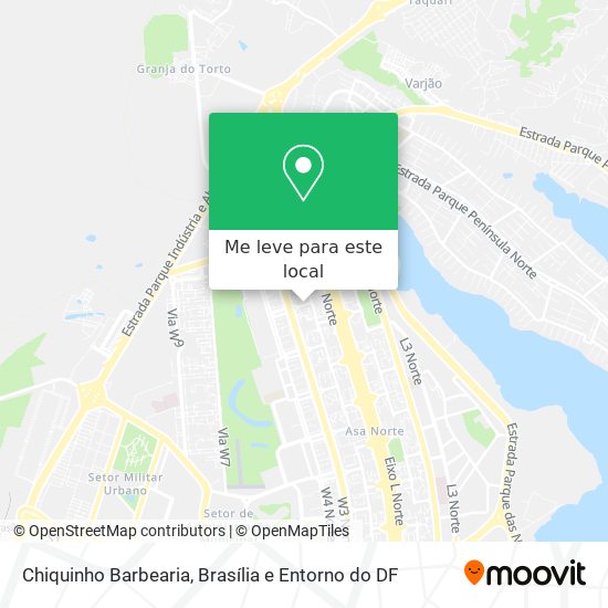 Chiquinho Barbearia mapa
