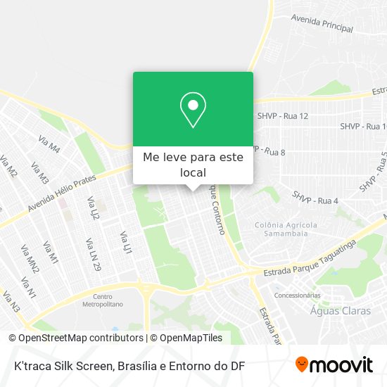 K'traca Silk Screen mapa