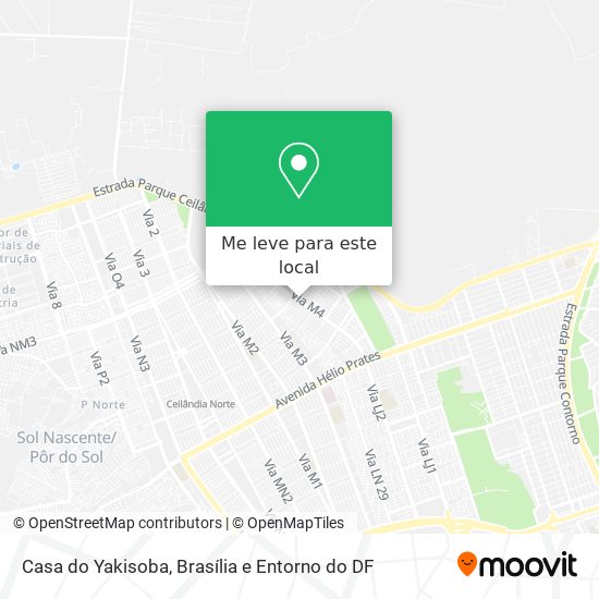 Casa do Yakisoba mapa