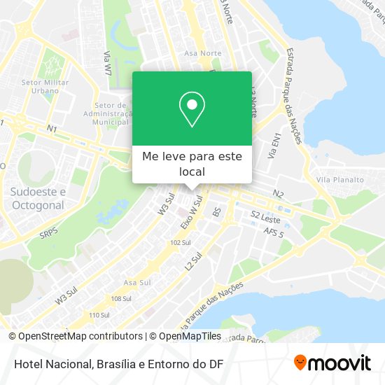 Hotel Nacional mapa