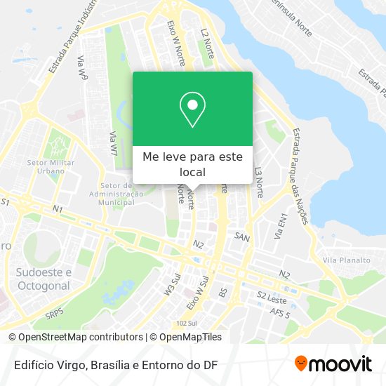 Edifício Virgo mapa