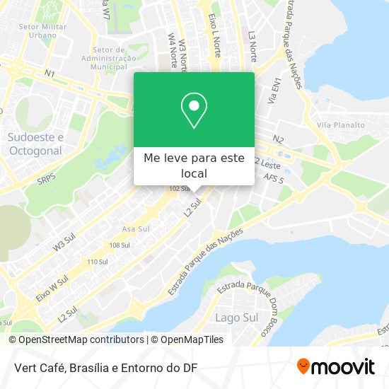 Vert Café mapa