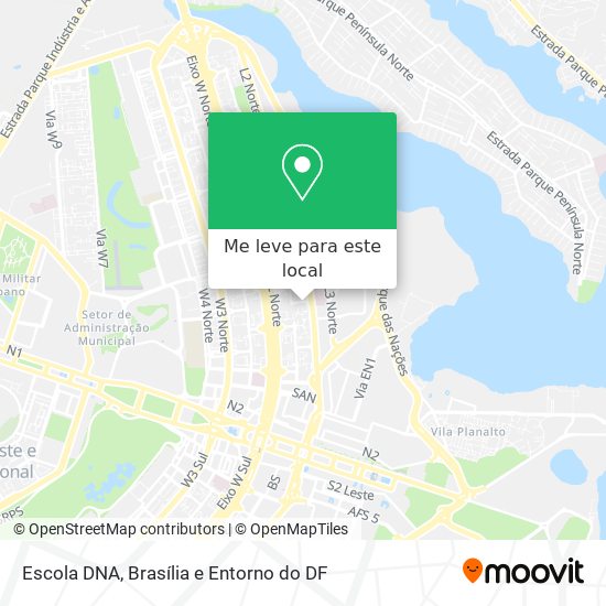 Escola DNA mapa