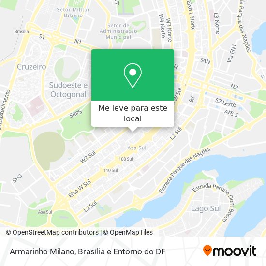 Armarinho Milano mapa