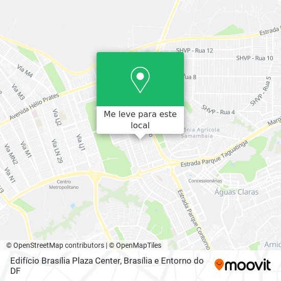 Edifício Brasília Plaza Center mapa