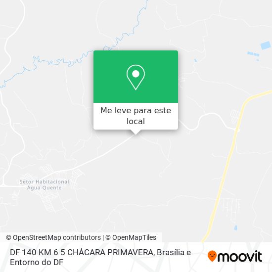 DF 140 KM 6 5 CHÁCARA PRIMAVERA mapa