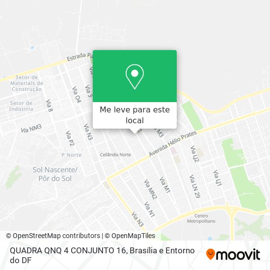 QUADRA QNQ 4 CONJUNTO 16 mapa