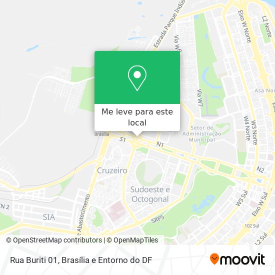 Rua Buriti 01 mapa