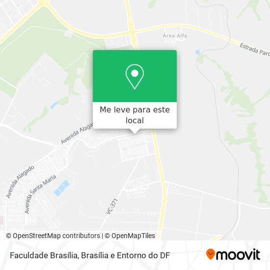 Faculdade Brasília mapa